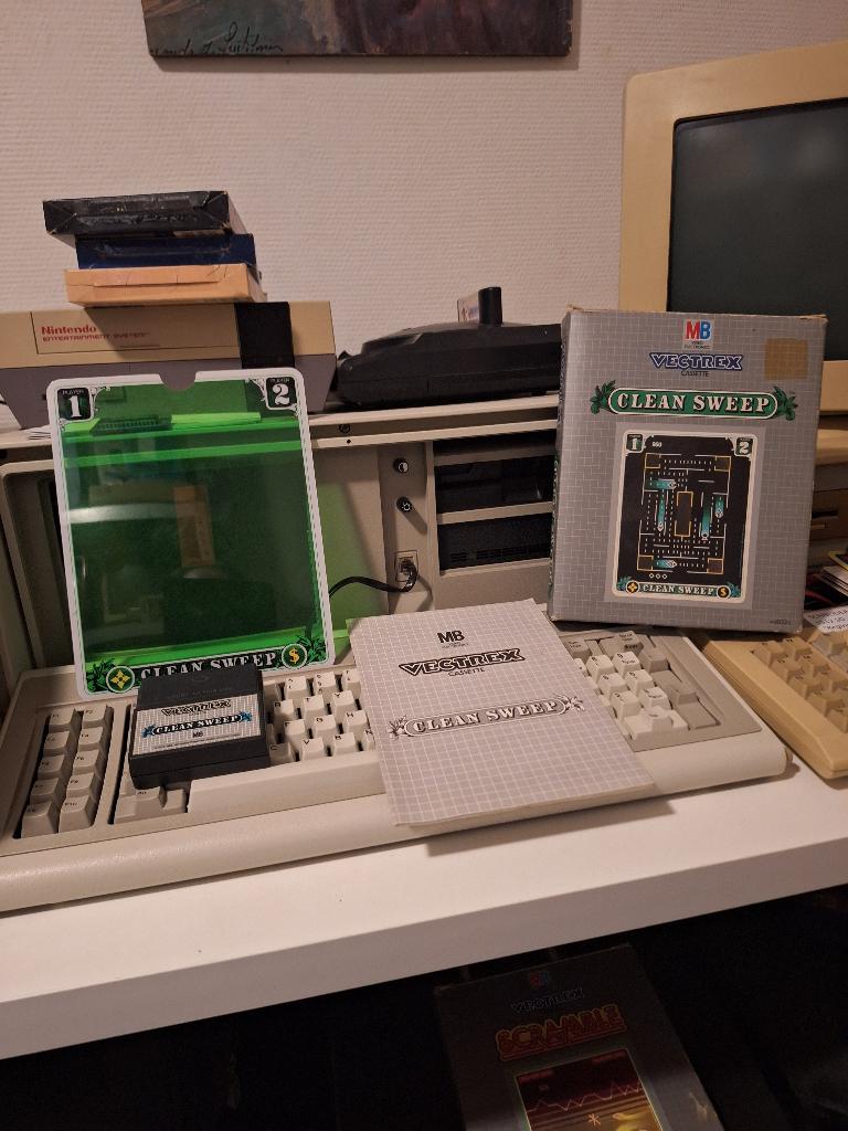 Jeu Clean Sweep Vectrex, Enlèvement ou Envoi