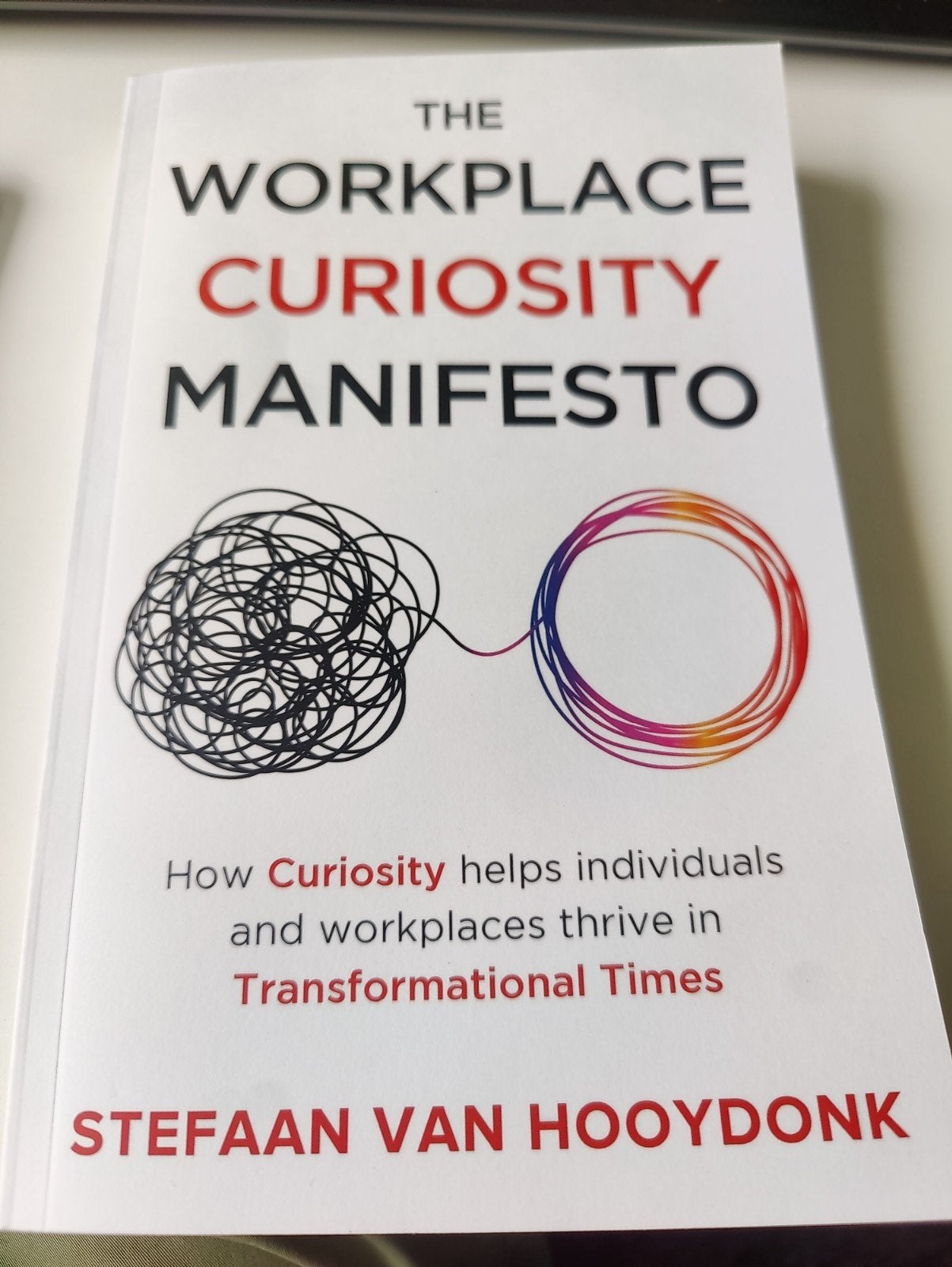The workplace curiosity manifesto, Livres, Conseil, Aide & Formation, Enlèvement, Neuf, Stefaan Van Hooydonck