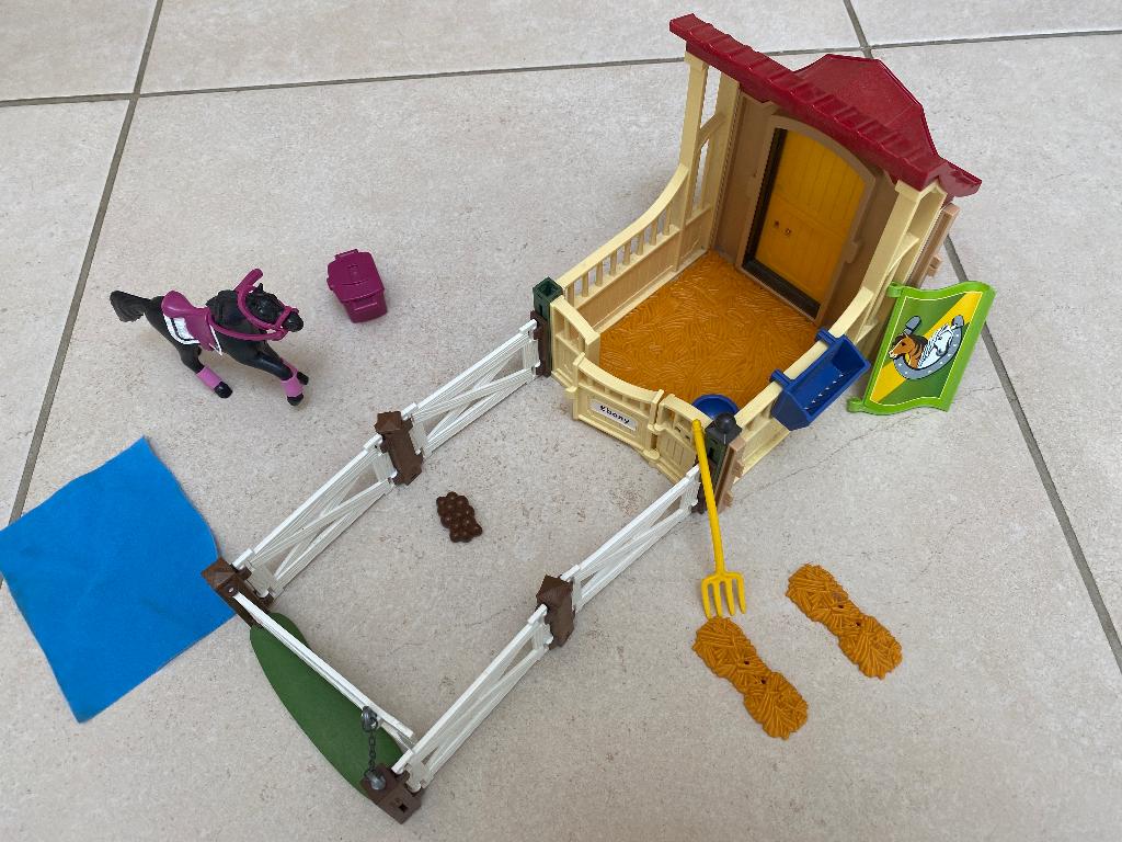 playmobil écurie cheval, Enlèvement ou Envoi, Utilisé, Playmobil en vrac