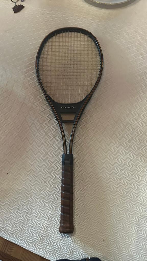 Raquette  de tennis vintage ( BJORN BORG) par donnay, Enlèvement, Comme neuf, Raquette