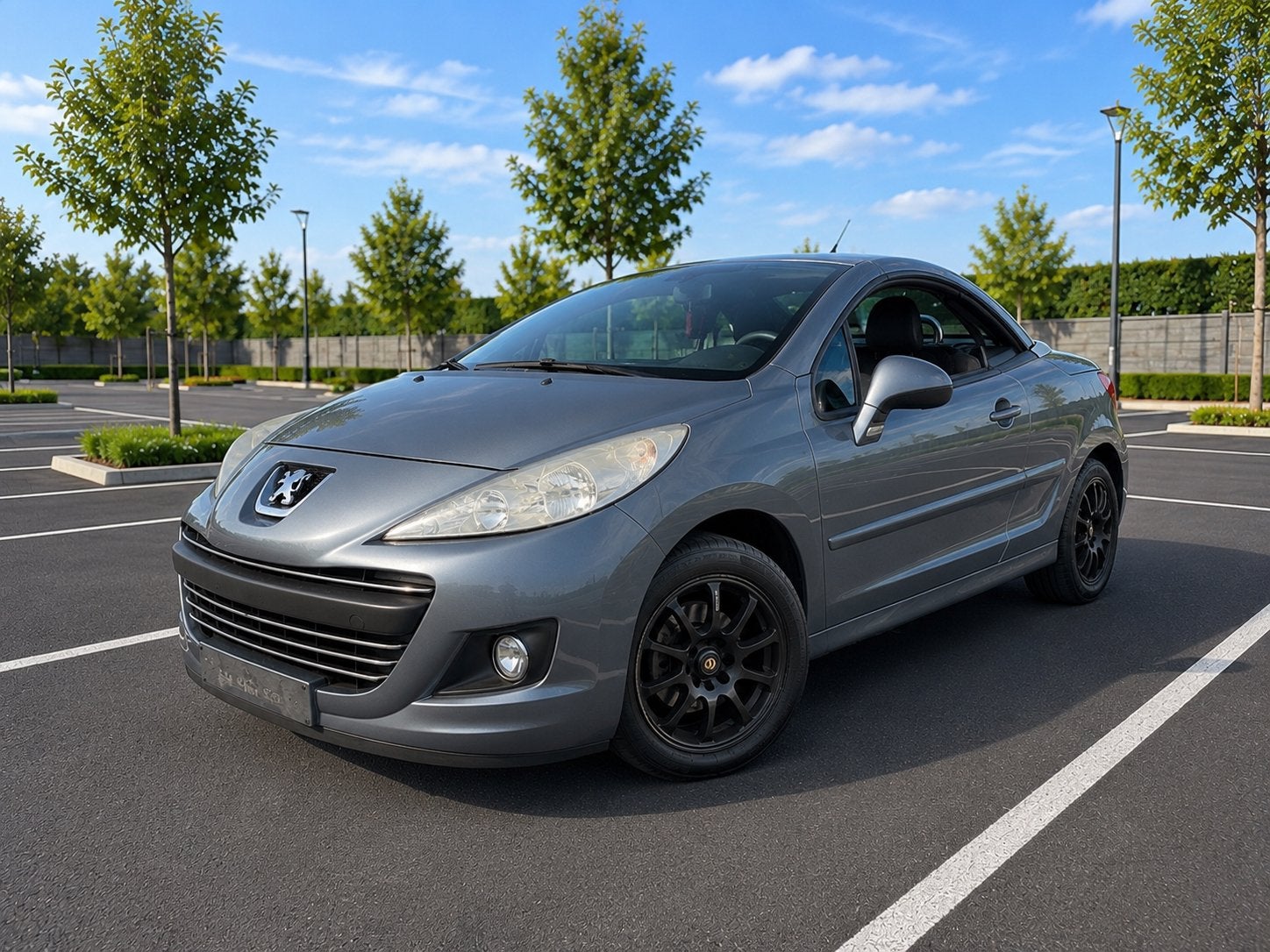 Peugeot 207 1.6 benzine CABRIOLET 178000km Airco!!, Auto's, Zwart, Cabriolet, Bedrijf, Handgeschakeld
