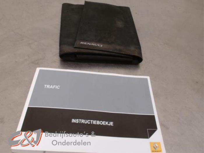 Instructie Boekje van een Renault Trafic, Gebruikt, -, Renault, -