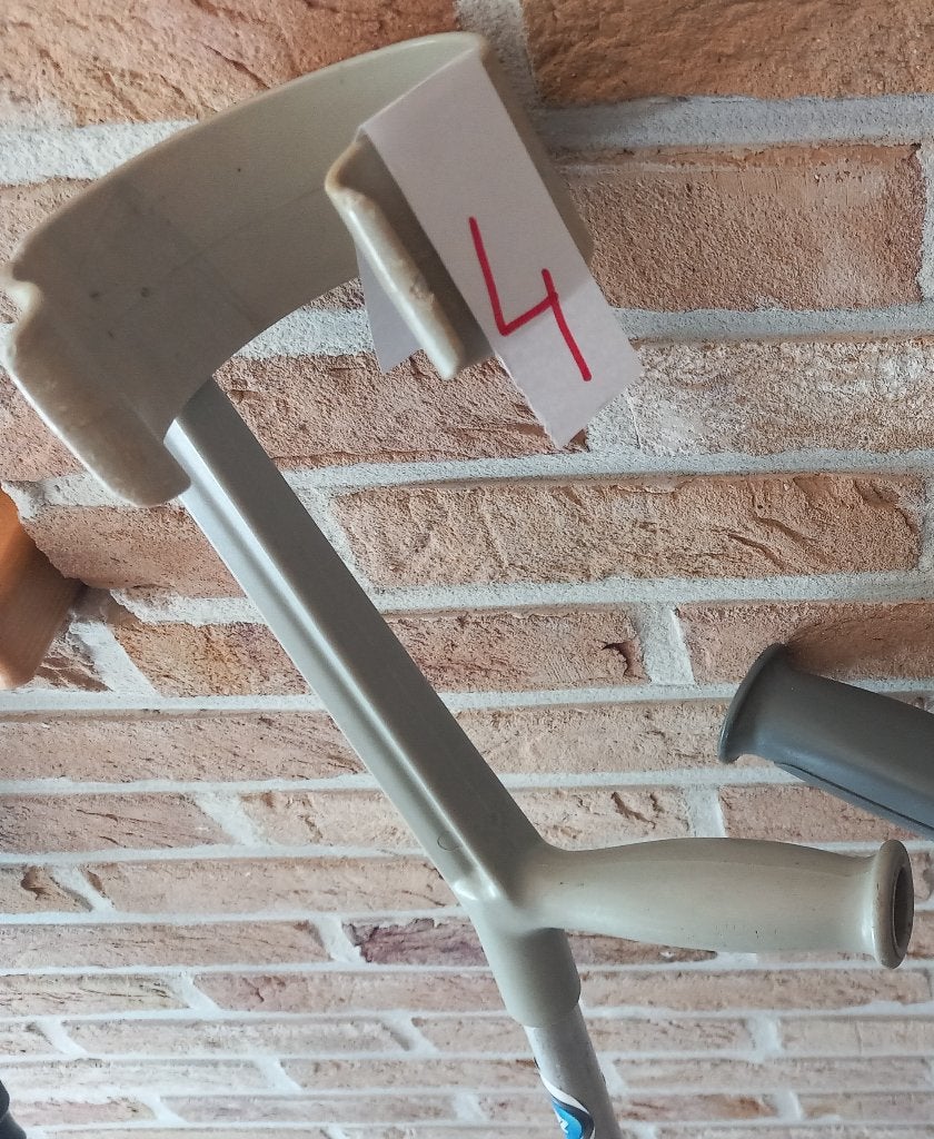 kruk elleboogkruk met manchet, Diversen, Wandelstokken, Ophalen of Verzenden, Verstelbaar, Gebruikt