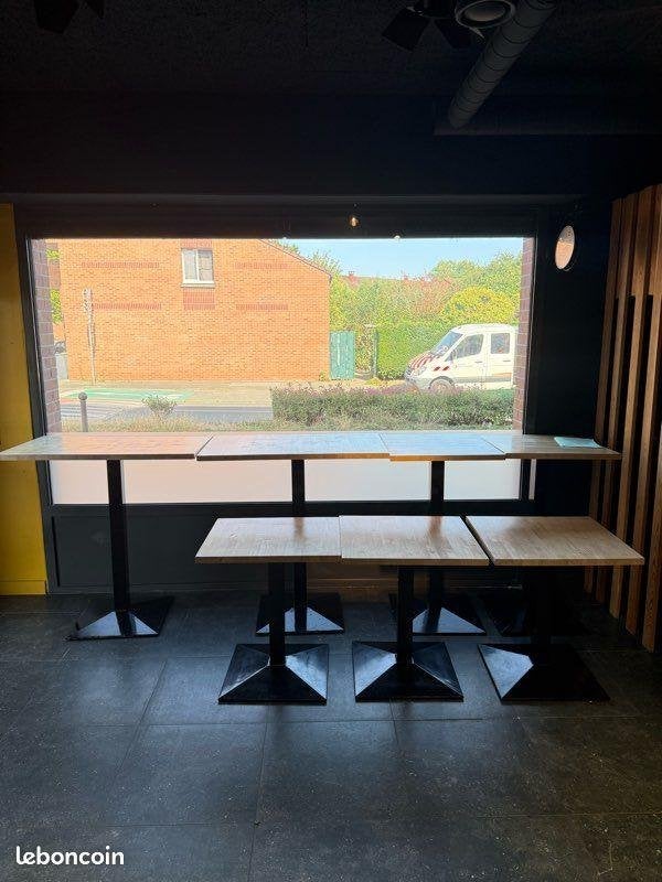 Tables et chaises de restaurant – lot complet, Enlèvement, Utilisé, Mobilier