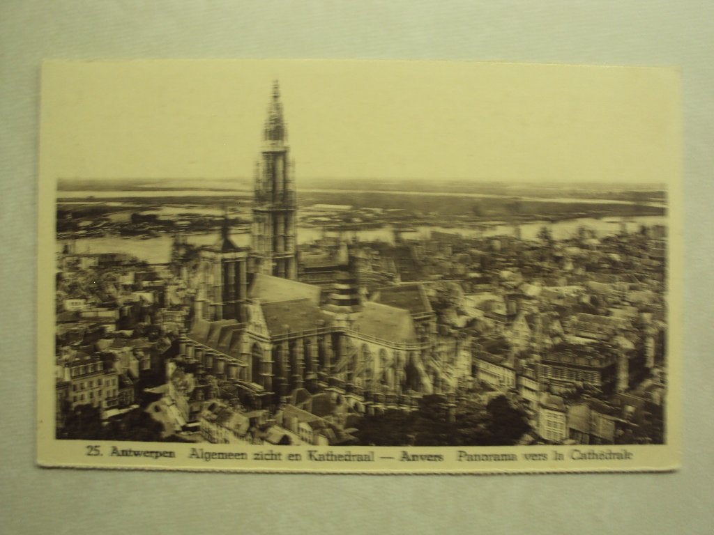 53155 - ANTWERPEN - ALGEMEEN ZICHT -KATHEDRAAL -ZIE 2 FOTO'S, Ophalen of Verzenden, Antwerpen