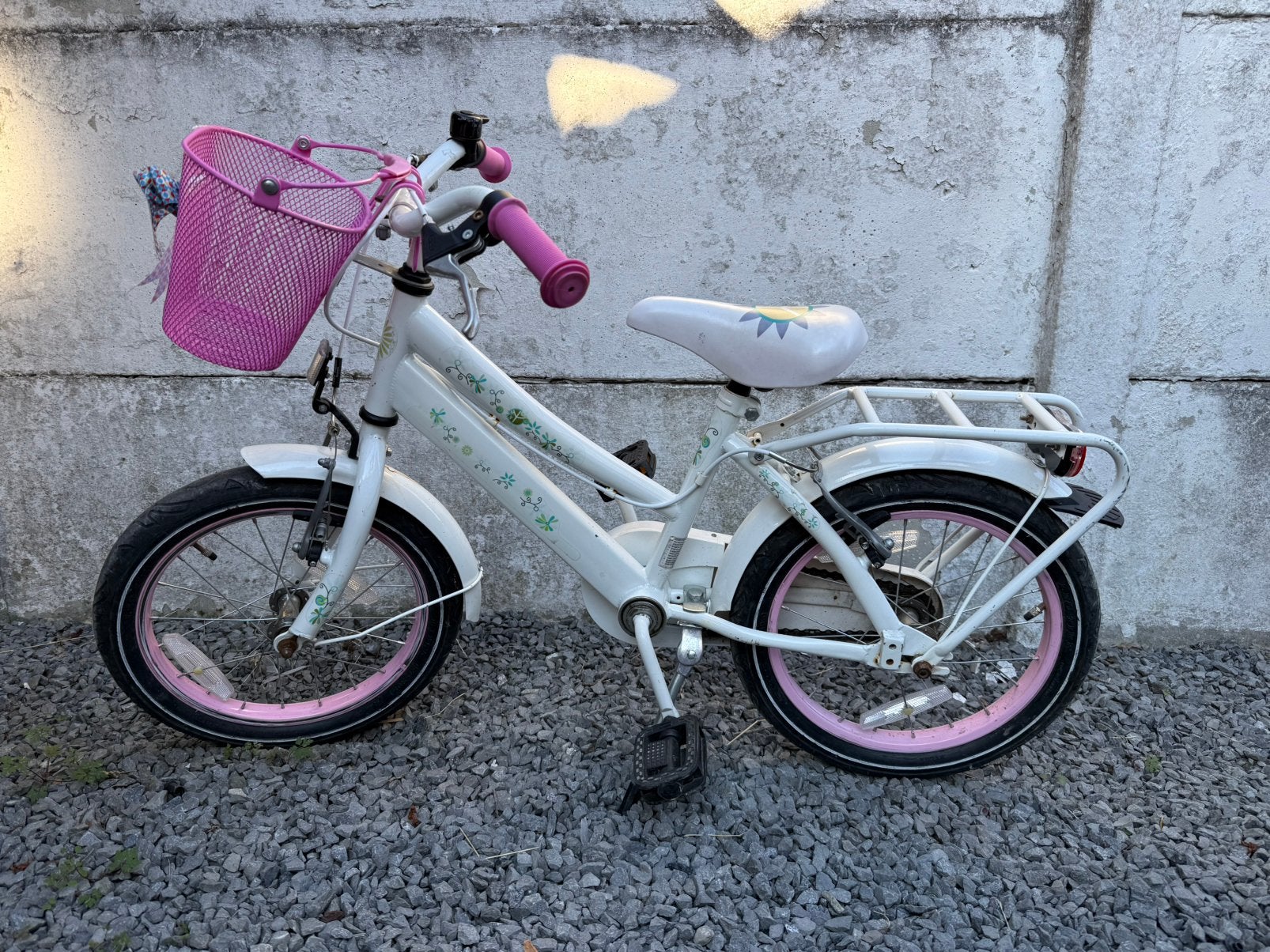 Mooie meisjesfiets 16 inch, Ophalen, Gebruikt, 16 inch