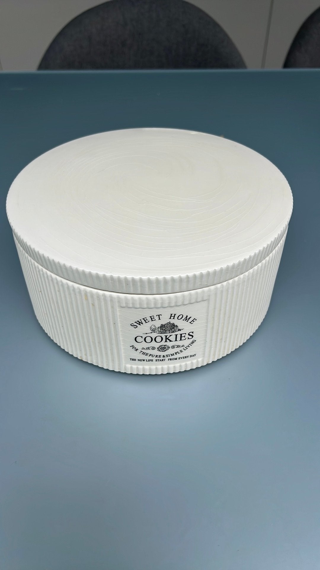 Koeken doos porcelain, Ophalen