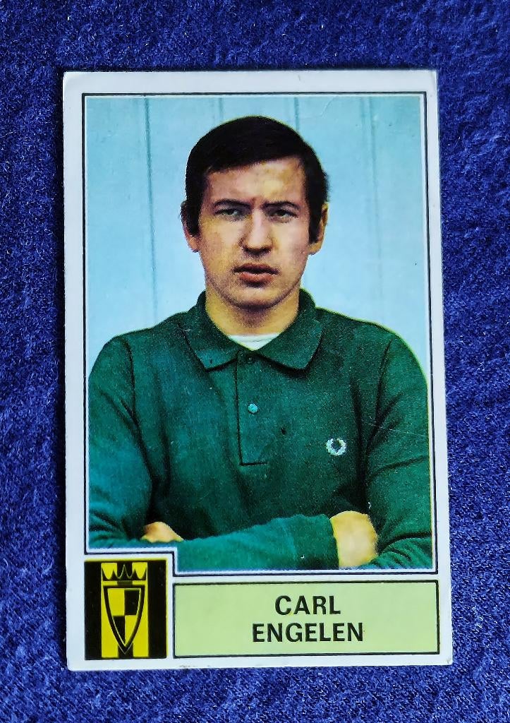 Panini sticker card voetbal ' FB 1972 - Carl Engelen ', Ophalen of Verzenden, Nieuw, Poster, Plaatje of Sticker