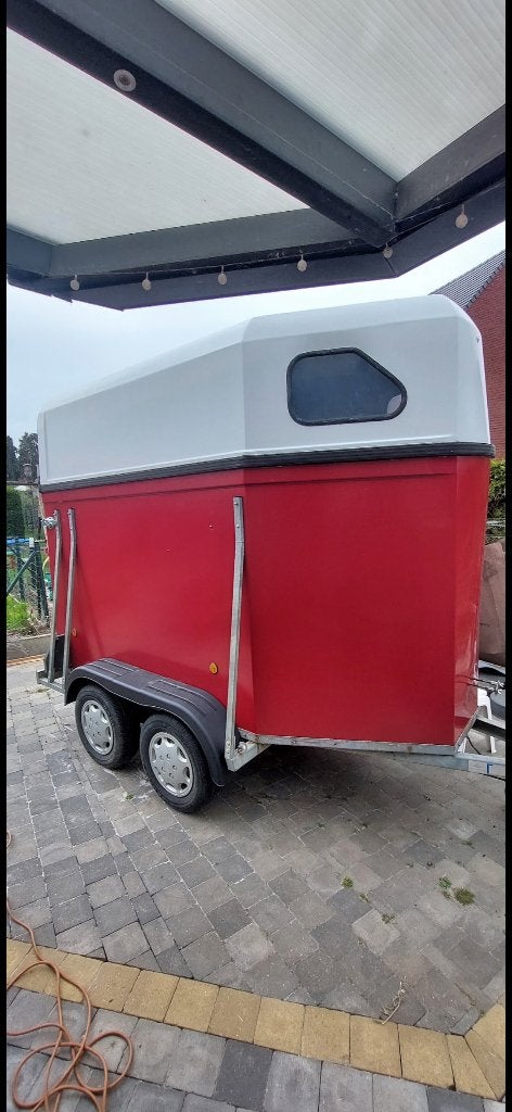 1,5 paard trailer, Dieren en Toebehoren, Ophalen, Gebruikt, Polyester, 1½-paards trailer
