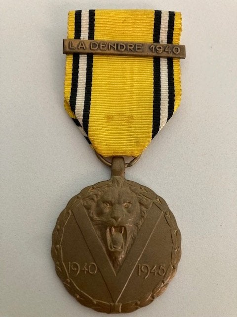 médaille Herr 1940-45 « La dendre 1940" boucle, Enlèvement ou Envoi, Armée de terre, Ruban, Médaille ou Ailes