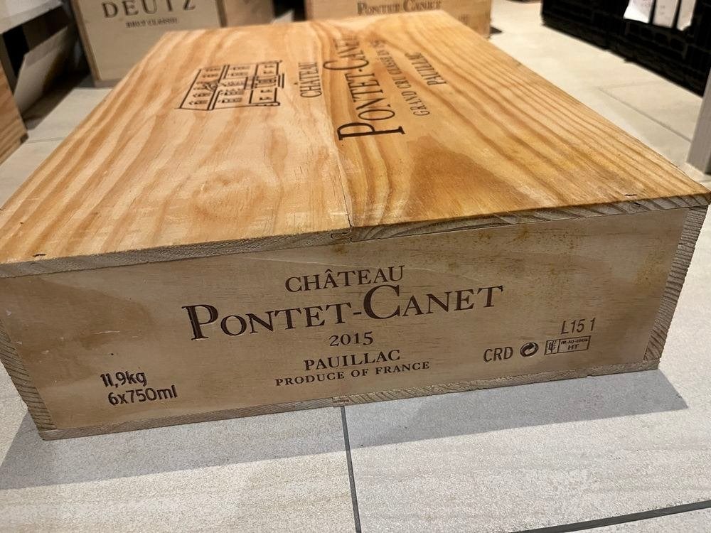 GCC - Château Pontet Canet 2015 - CBO 6Bt, Collections, Neuf, Pleine, Vin rouge, France