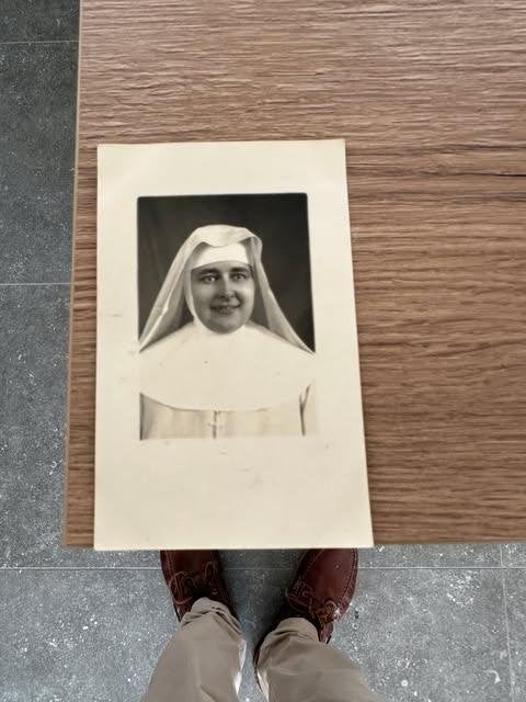 foto postkaart non, Verzamelen, Foto's en Prenten, Ophalen of Verzenden, Zo goed als nieuw, Overige onderwerpen, Foto