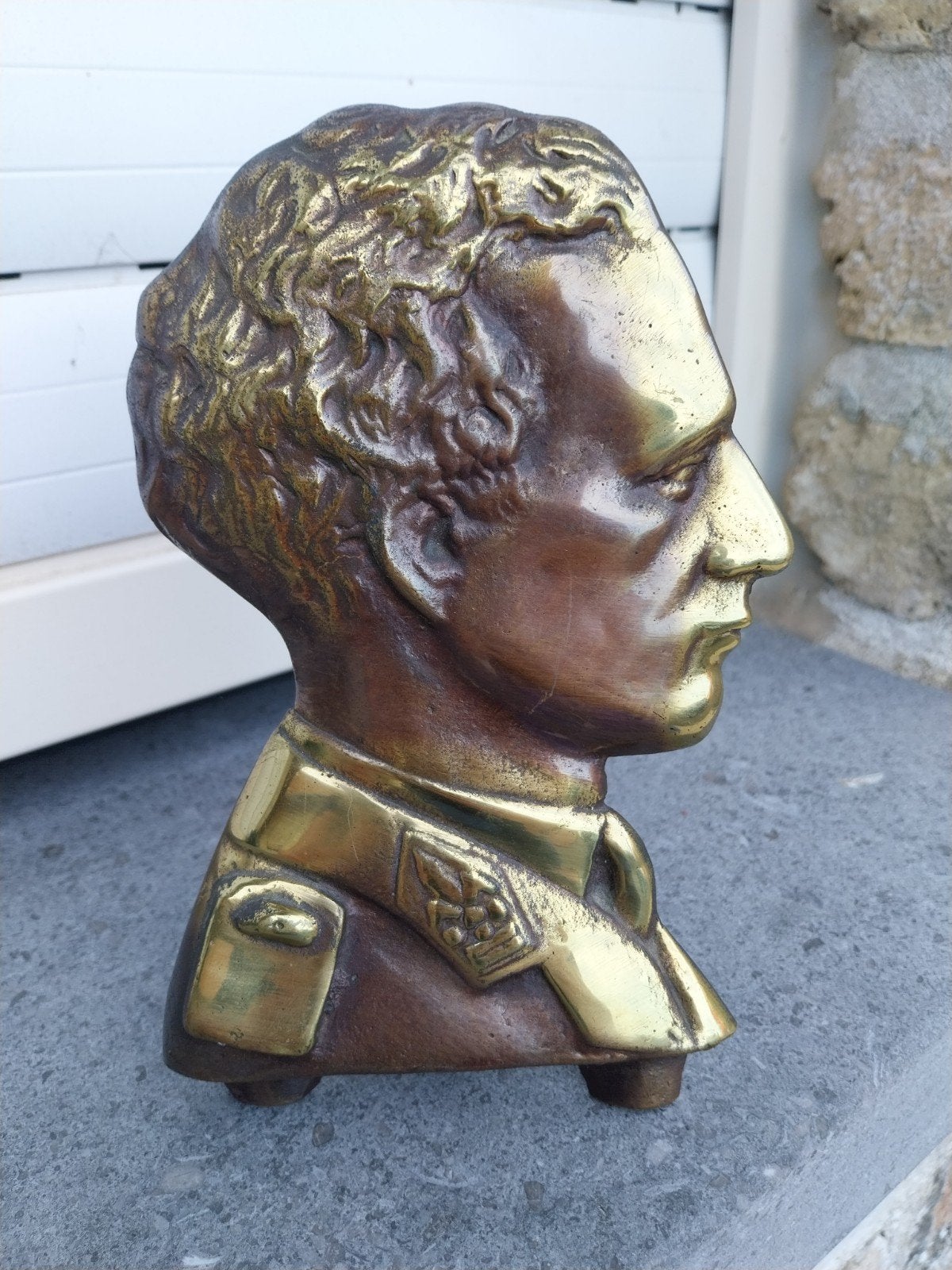 Bronzen buste leopold III wo2 1939, Ophalen of Verzenden