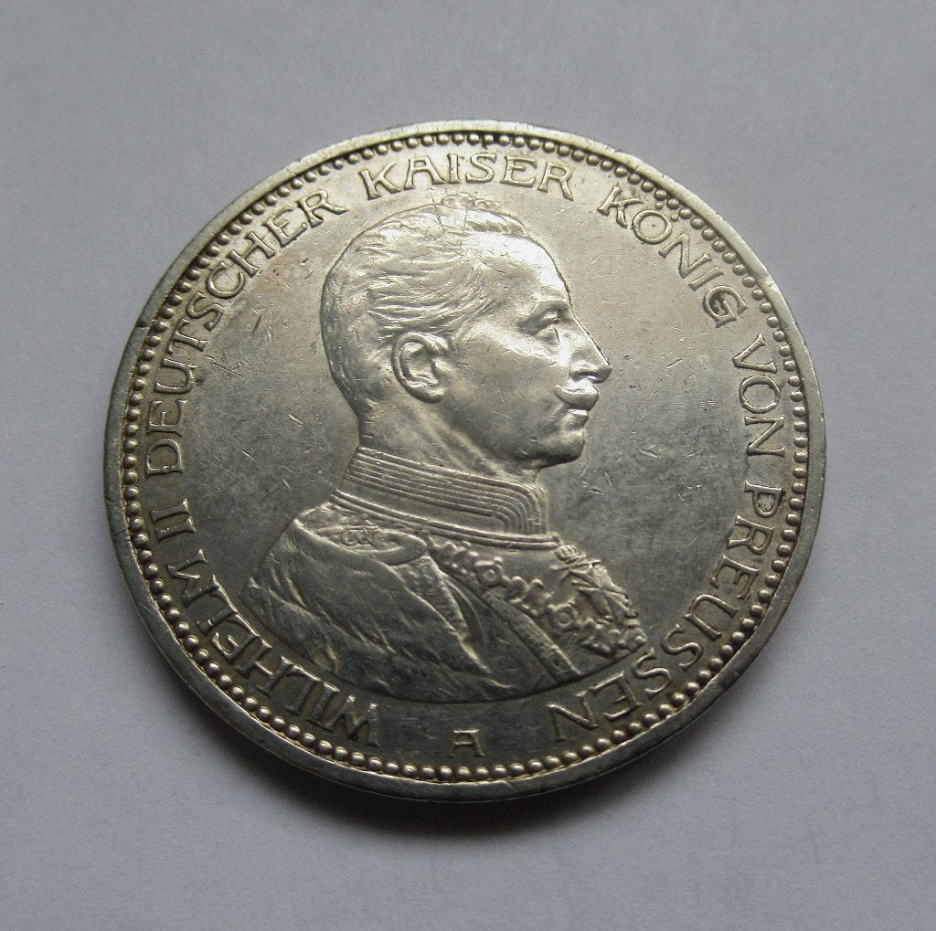 Pruisen 5 mark 1913, Verzenden, Duitsland, Zilver