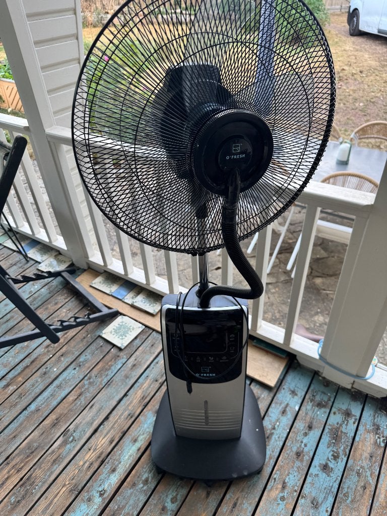 Ventilateur à eau / Brumisateur, Elektronische apparatuur, Ventilatoren, Ophalen, Zo goed als nieuw