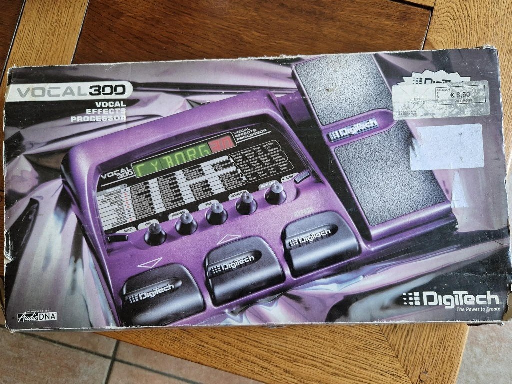 Digitech Vocal 300, processor voor stemeffecten., Ophalen of Verzenden, Zo goed als nieuw, Delay of Echo