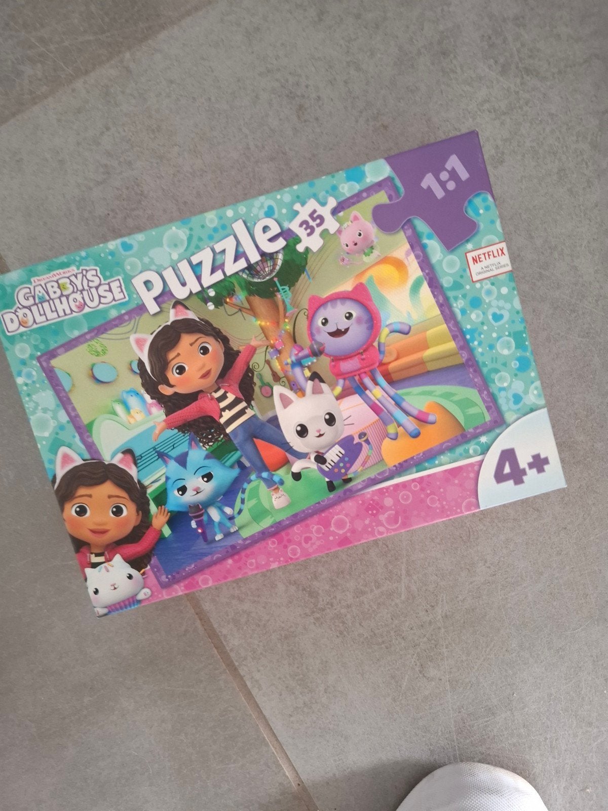 Puzzelset gabby en peppa pig, Enlèvement
