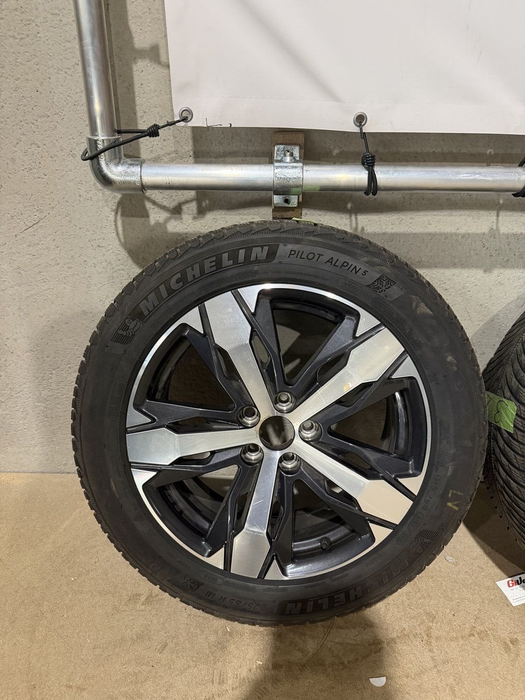 Complete winterset Peugeot 3008 en 5008 225/55R18, Autos : Pièces & Accessoires, Pneus et Jantes, Pneus hiver, -, Véhicule de tourisme