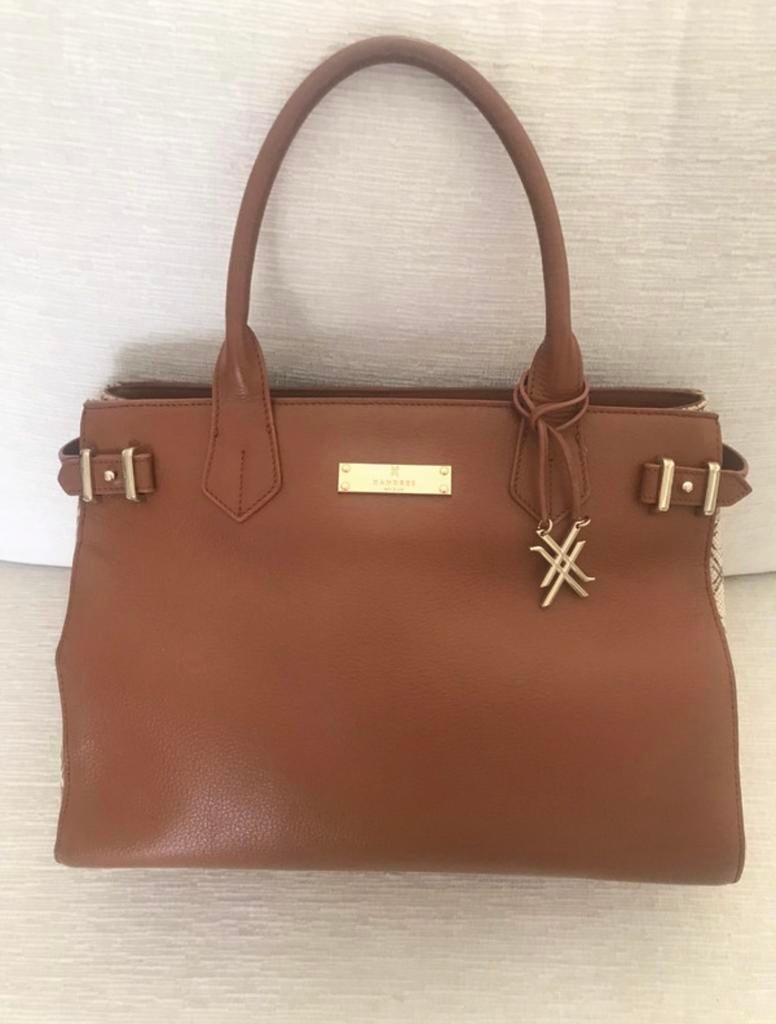 Sac à main XANDRES, cuire et tissue, neuf, Enlèvement, Comme neuf, Sac à main