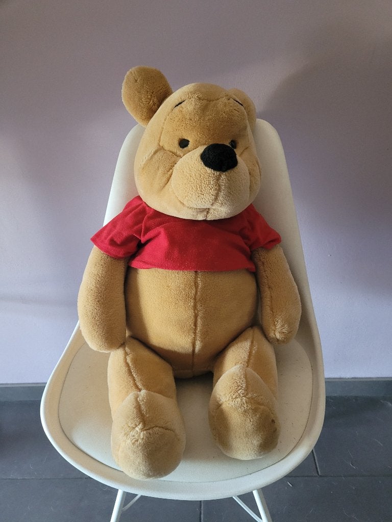 Peluche Winnie 45 cm, Enlèvement, Winnie l'Ourson ou amis, Utilisé, Peluche