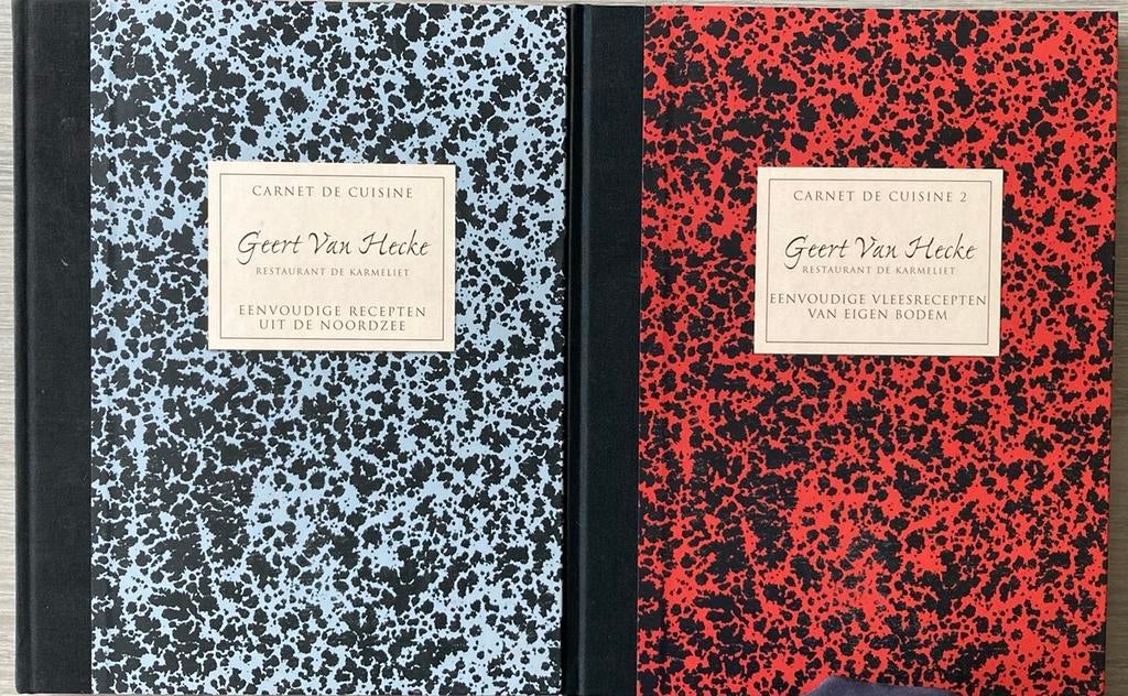 Carnet de cuisine Geert Van Hecke - 1 & 2, Boeken, Ophalen of Verzenden, J. Van Hemeledonck