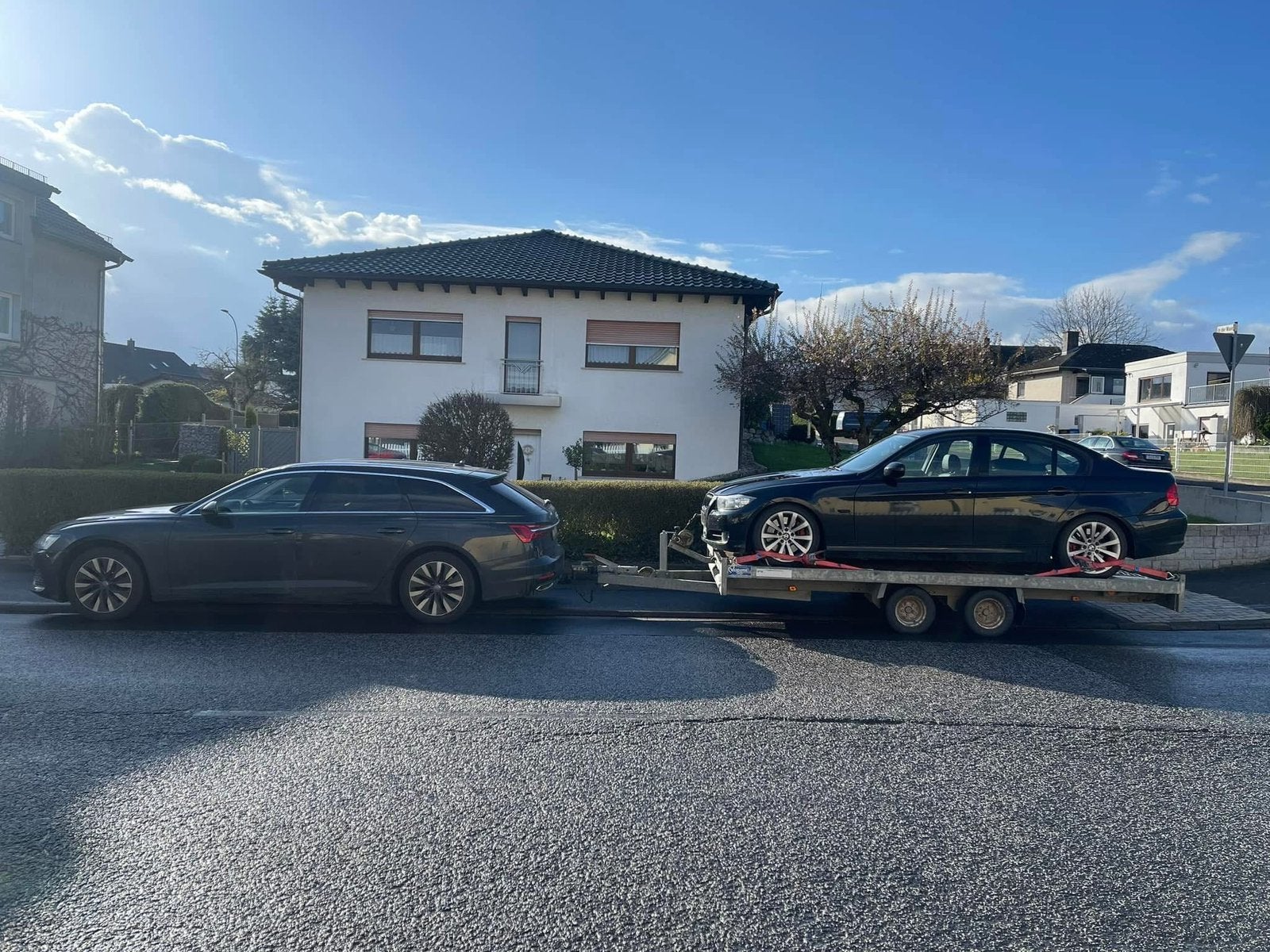 Location remorque Plateau, Enlèvement, Comme neuf