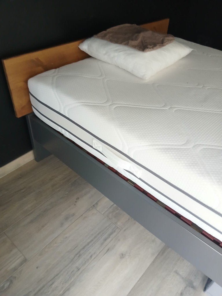 Lit + Matelas + couette à Vendre, Divers, Enlèvement, Comme neuf