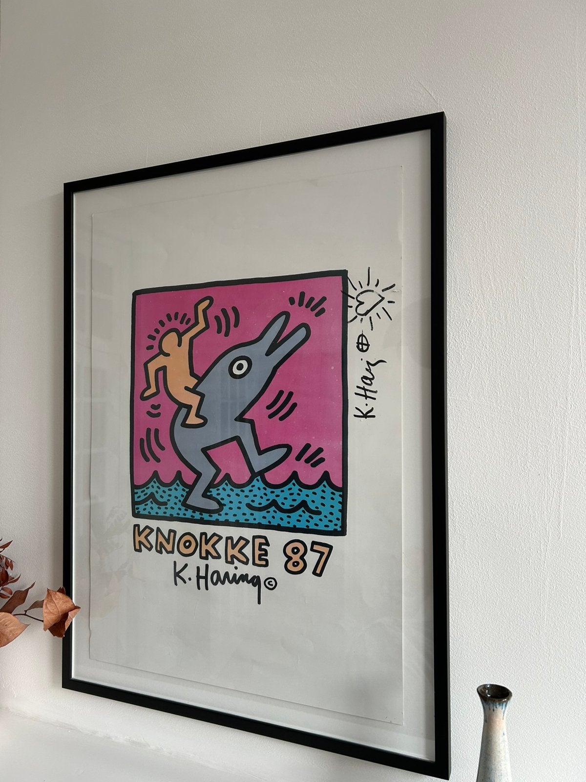 Keith Haring getekend, Ophalen