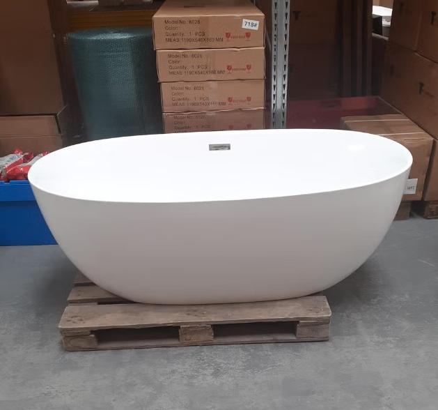 Vrijstaand Ligbad Nieuw – Design Bad Actie 170 cm Nr328, Ophalen of Verzenden, Nieuw, Wit