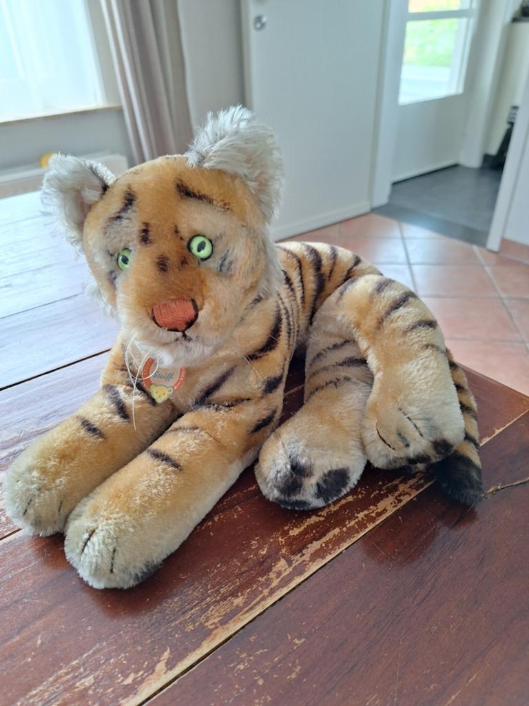 Tigre Steiff, Collections, Ours & Peluches, Enlèvement ou Envoi, Steiff