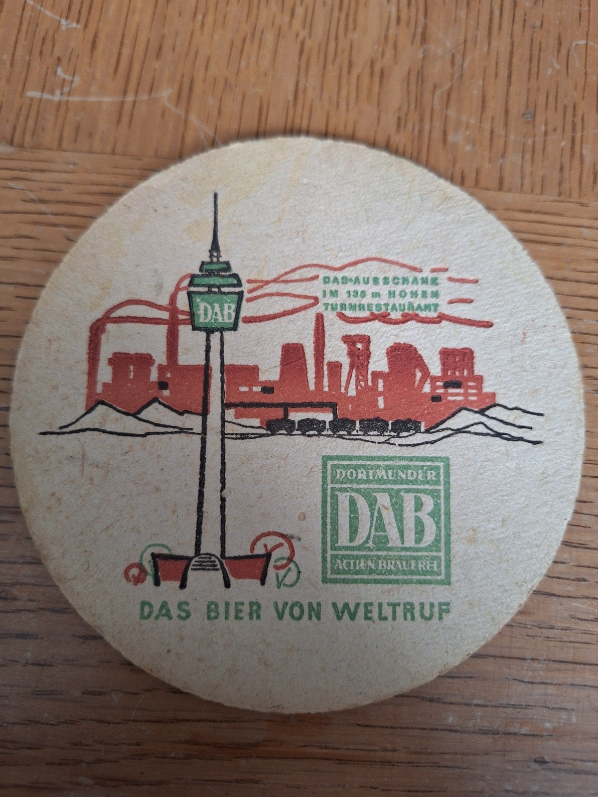 oud bierviltje brouwerij DAB, Verzamelen, Ophalen of Verzenden