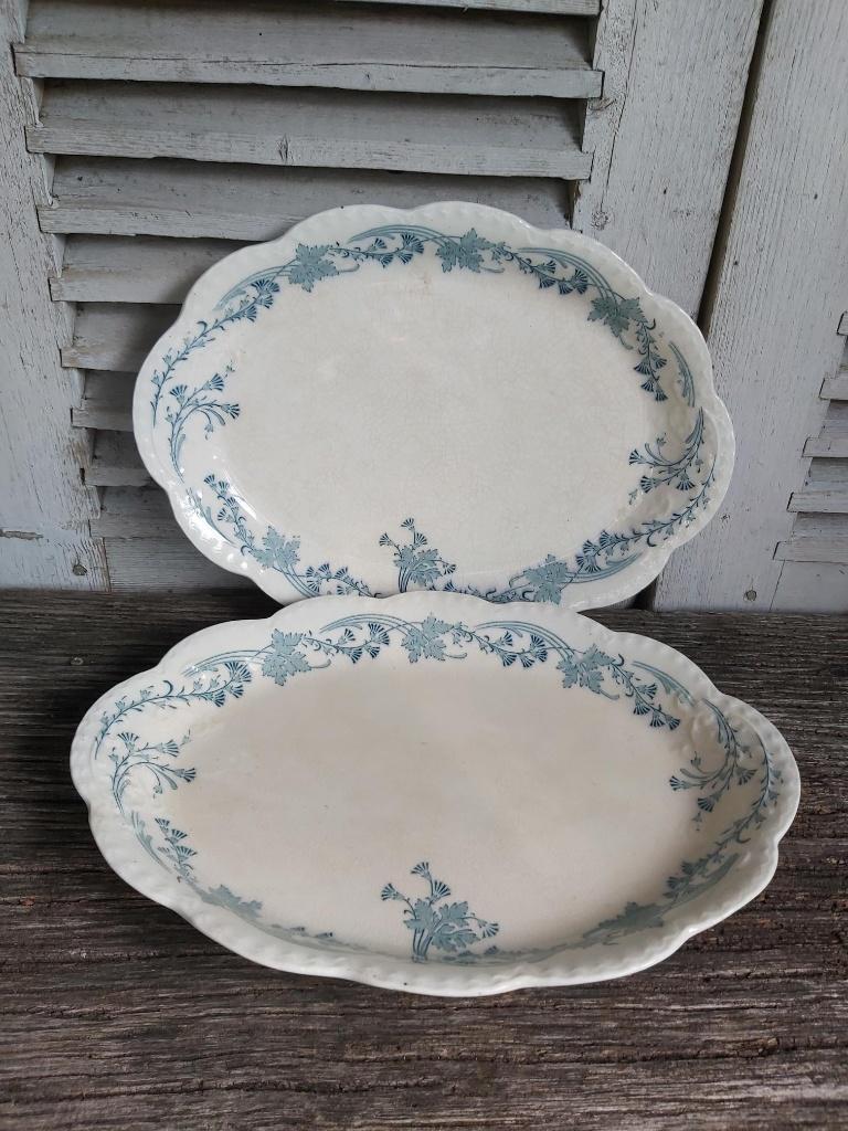 2 prachtige oude ovale serveer schalen Johnson Bros London, Ophalen of Verzenden