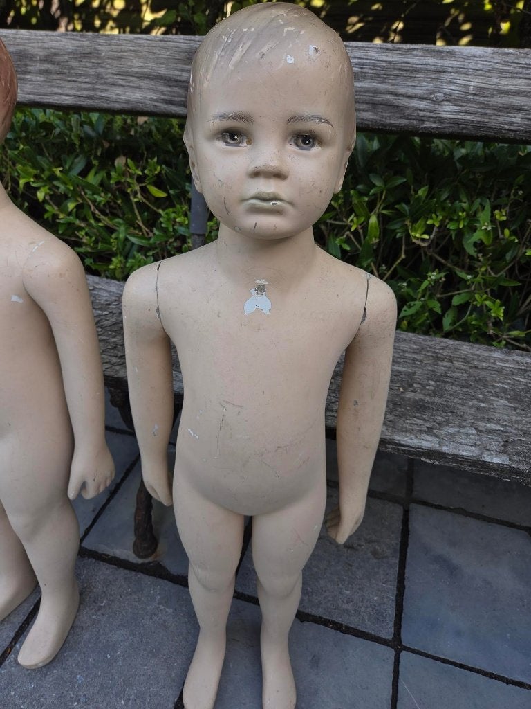 mannequin pop kind jaren 1930 jongen /meisje, Enlèvement, Enfants