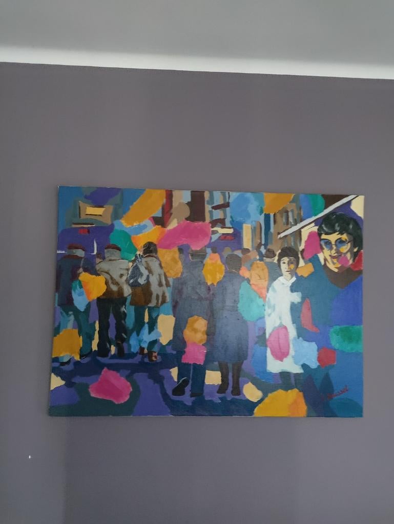 Tableau signé Ignace Gisset, Antiquités & Art, Enlèvement