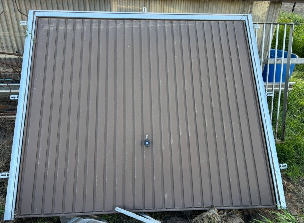 Garagepoort Hörmann, Jardin & Terrasse, Portes de jardin, Enlèvement, Comme neuf, Fer