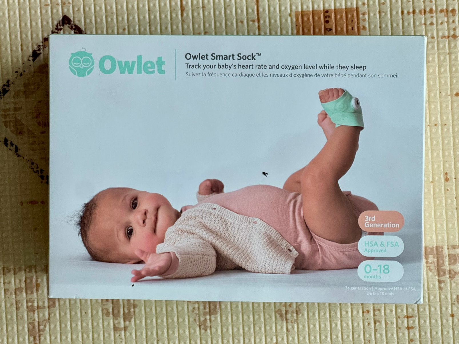 Owlet Smart Sock 3.0, Kinderen en Baby's, Ophalen, Gebruikt