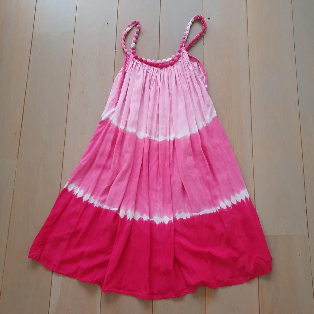 Zomerjurk Indisch katoen - universele maat, ANDERE, Taille 38/40 (M), Rose, Comme neuf