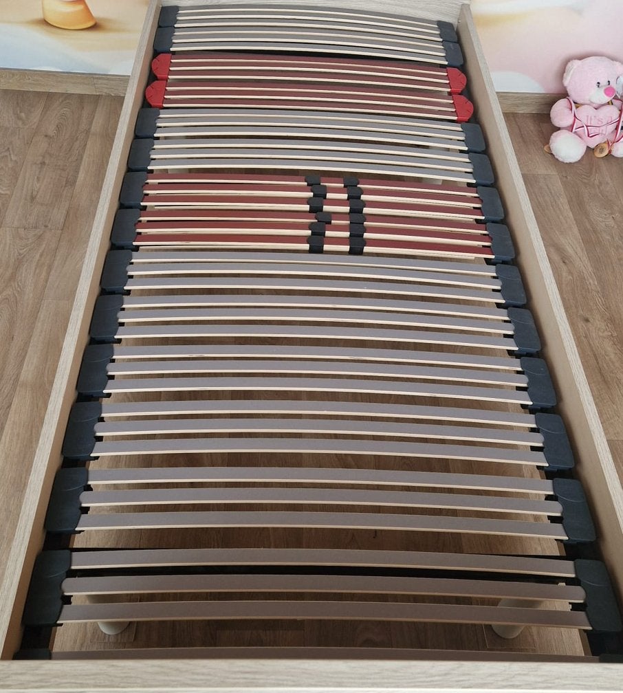 Lattenbodem 1-persoonsbed 90x200 cm, Ophalen, Zo goed als nieuw