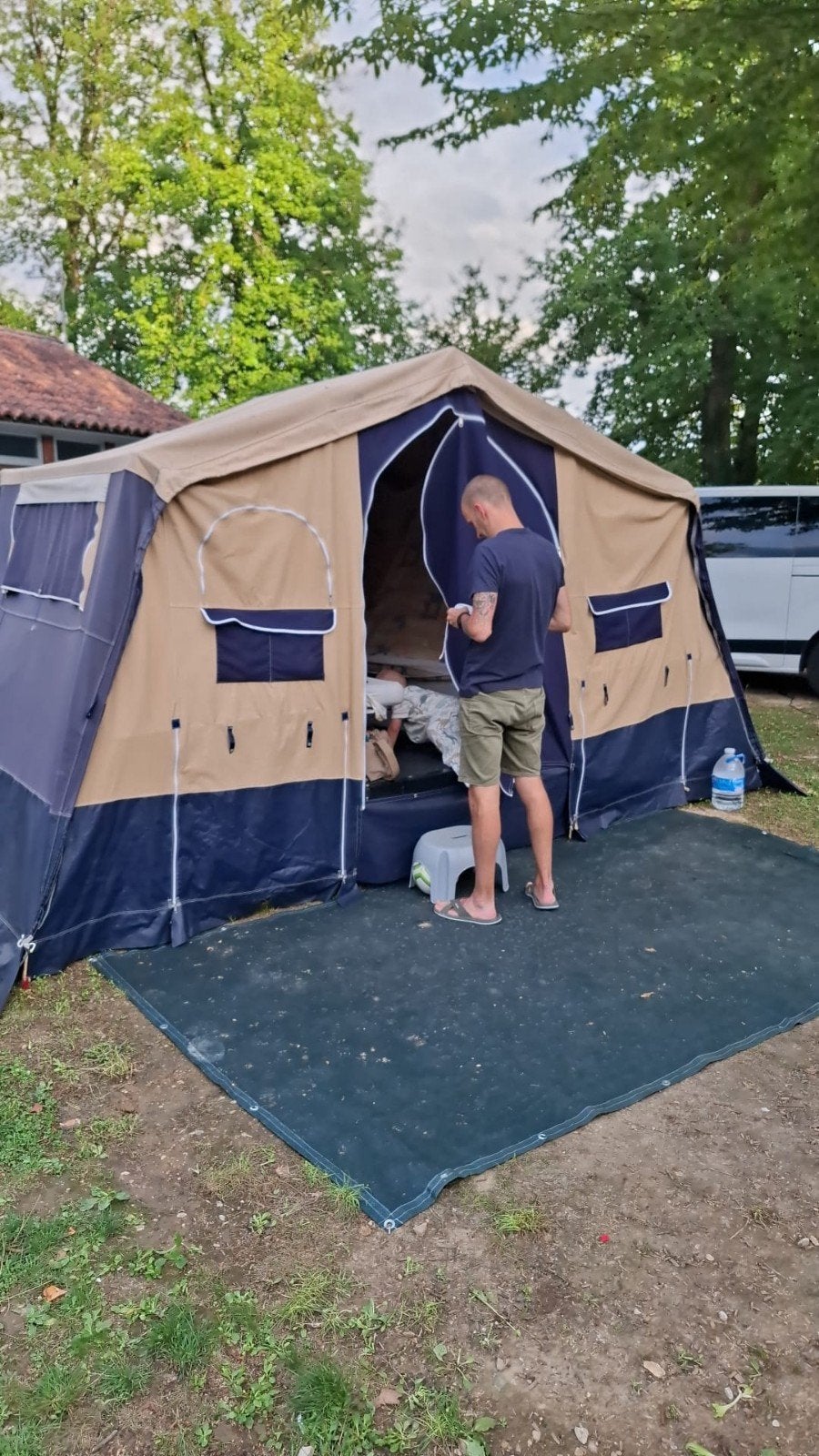 Trigano vouwwagen, Caravans en Kamperen, Ophalen
