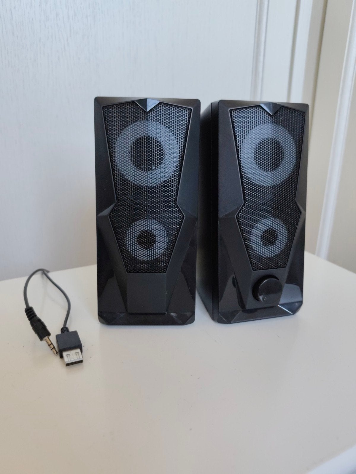 Battletron dual gaming speakers, Computers en Software, Ophalen, Zo goed als nieuw, Overige typen, Battletron