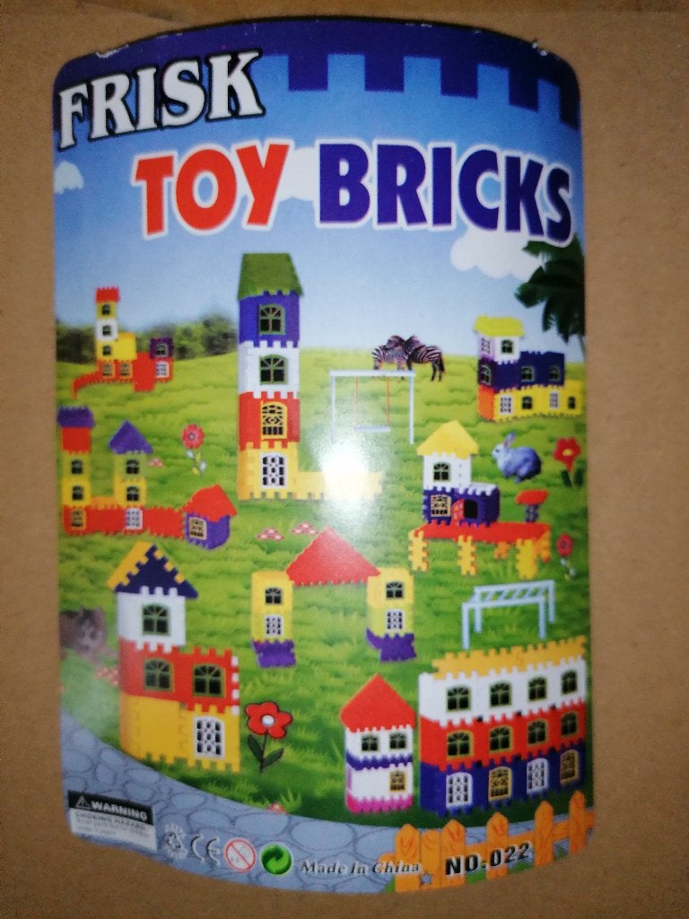 Jeu de construction Toy Bricks - FRISK, Enfants & Bébés, Jouets | Blocs de construction, Enlèvement ou Envoi, Comme neuf, Autres marques