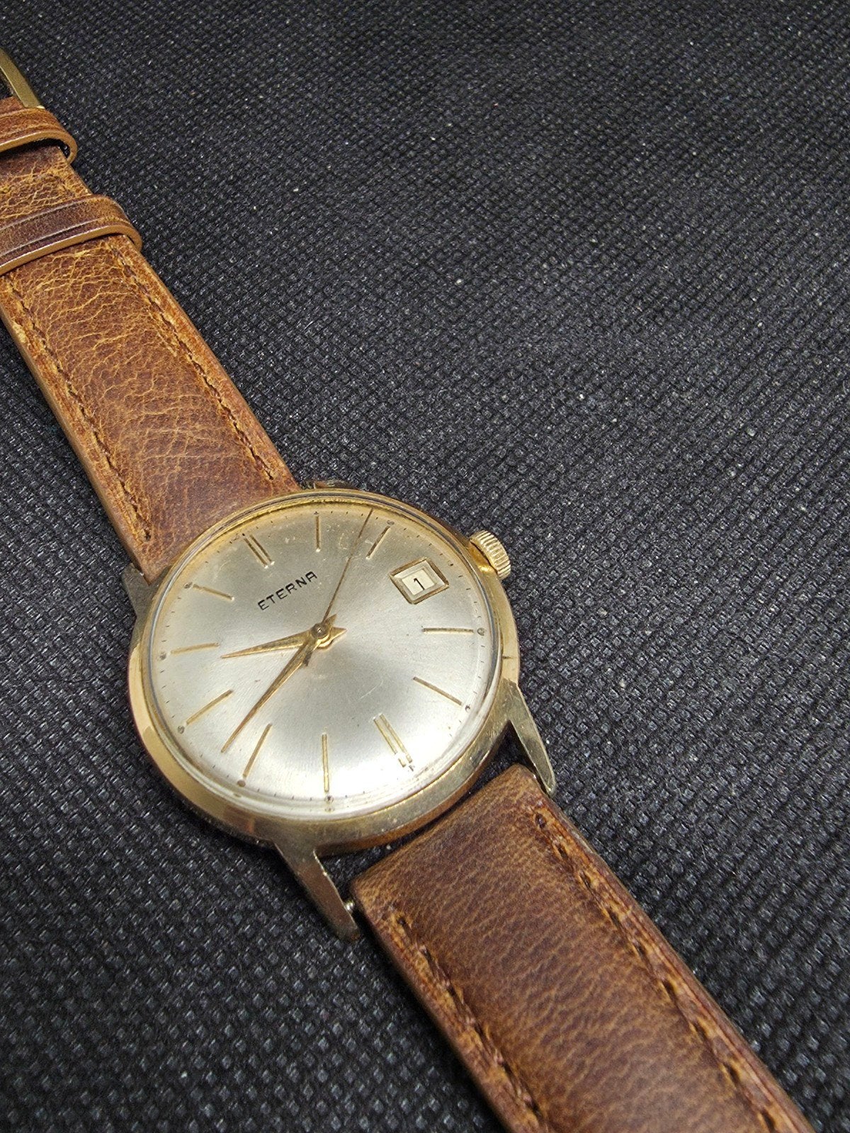 montre eterna, Bijoux, Sacs & Beauté, Montres | Anciennes | Antiquités, Enlèvement ou Envoi, Or