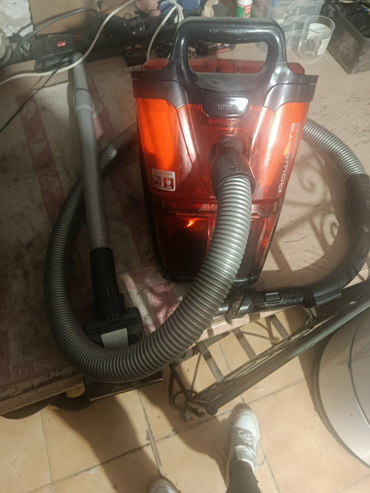 aspirateur, Enlèvement
