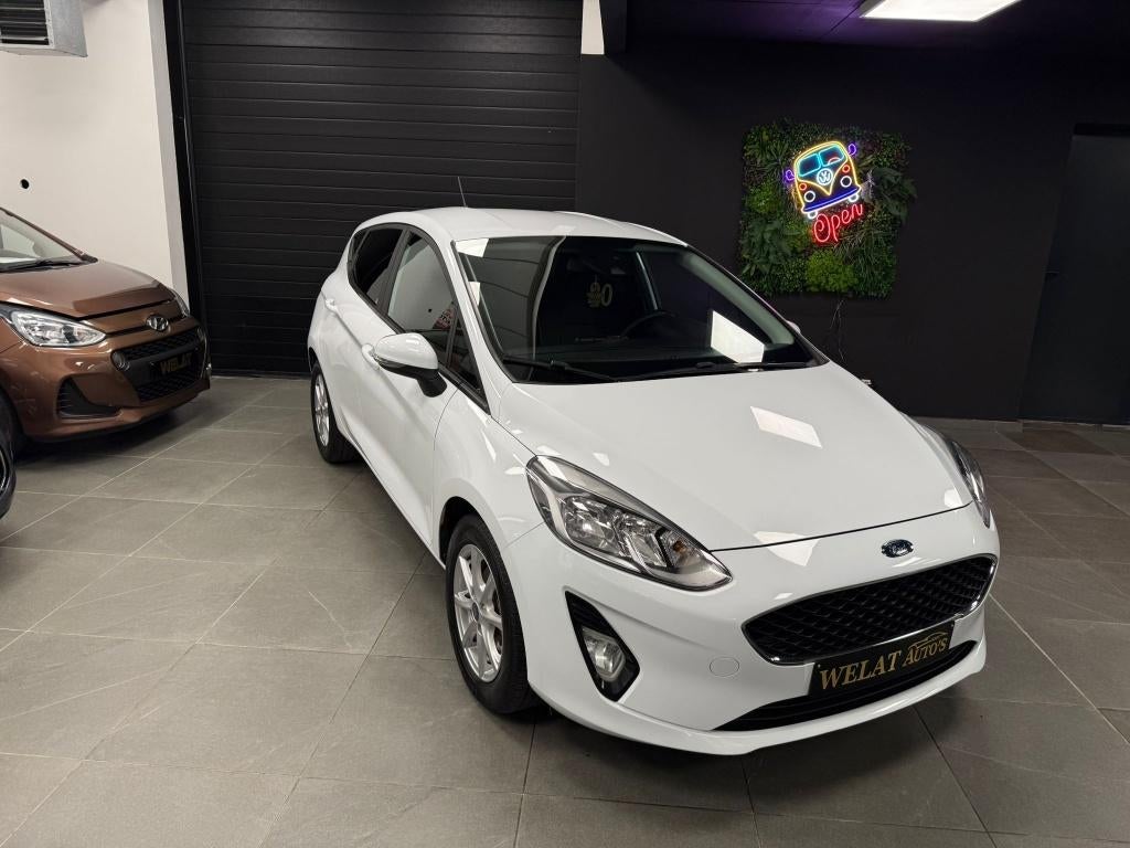 FORD FIESTA 2018 TURBO BENZINE 79.000KM, Auto's, Bluetooth, Wit, Bedrijf, Fiësta