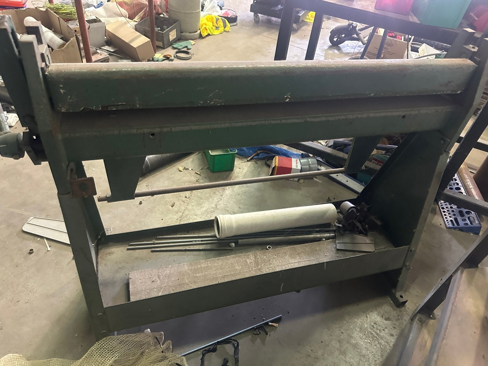 Plaat en zink zetbank, Bricolage & Construction, Établis, Enlèvement, Utilisé, 70 à 120 cm