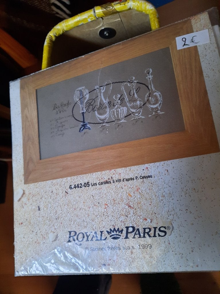 Royal Paris - 6.442-05 - Origineel patroon + restgaren, Ophalen of Verzenden, Gebruikt, Handborduren, Patroon