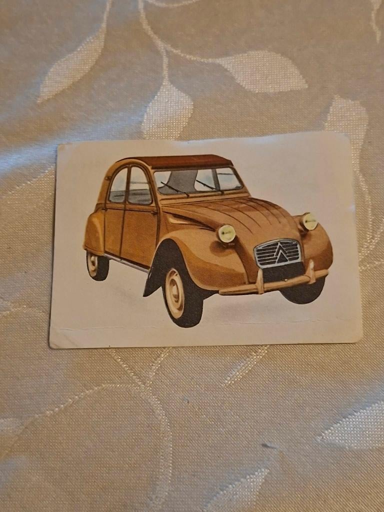 Prentje/Chromo : Citroën 2 PK/Chocolade Jacques, Enlèvement ou Envoi, Gravure, Utilisé, Autres sujets/thèmes