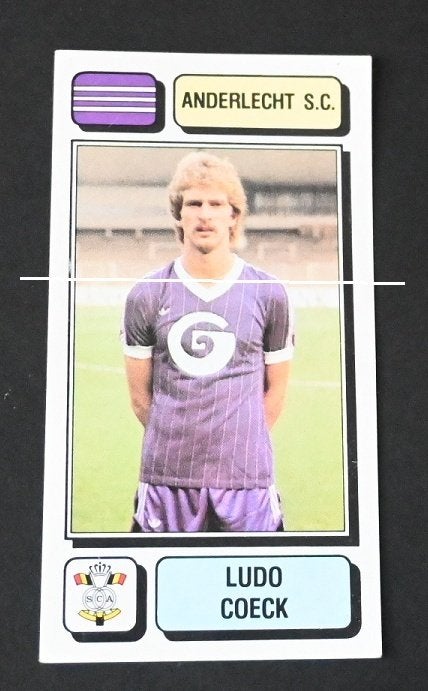 Panini / Football 83 / RSC Anderlecht / Ludo Coeck, Verzamelen, Verzenden, Zo goed als nieuw, Poster, Plaatje of Sticker