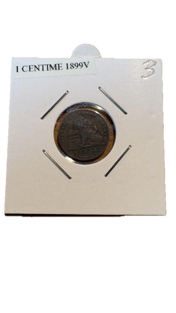 LEOPOLD II : 1 centime 1899V, Enlèvement ou Envoi
