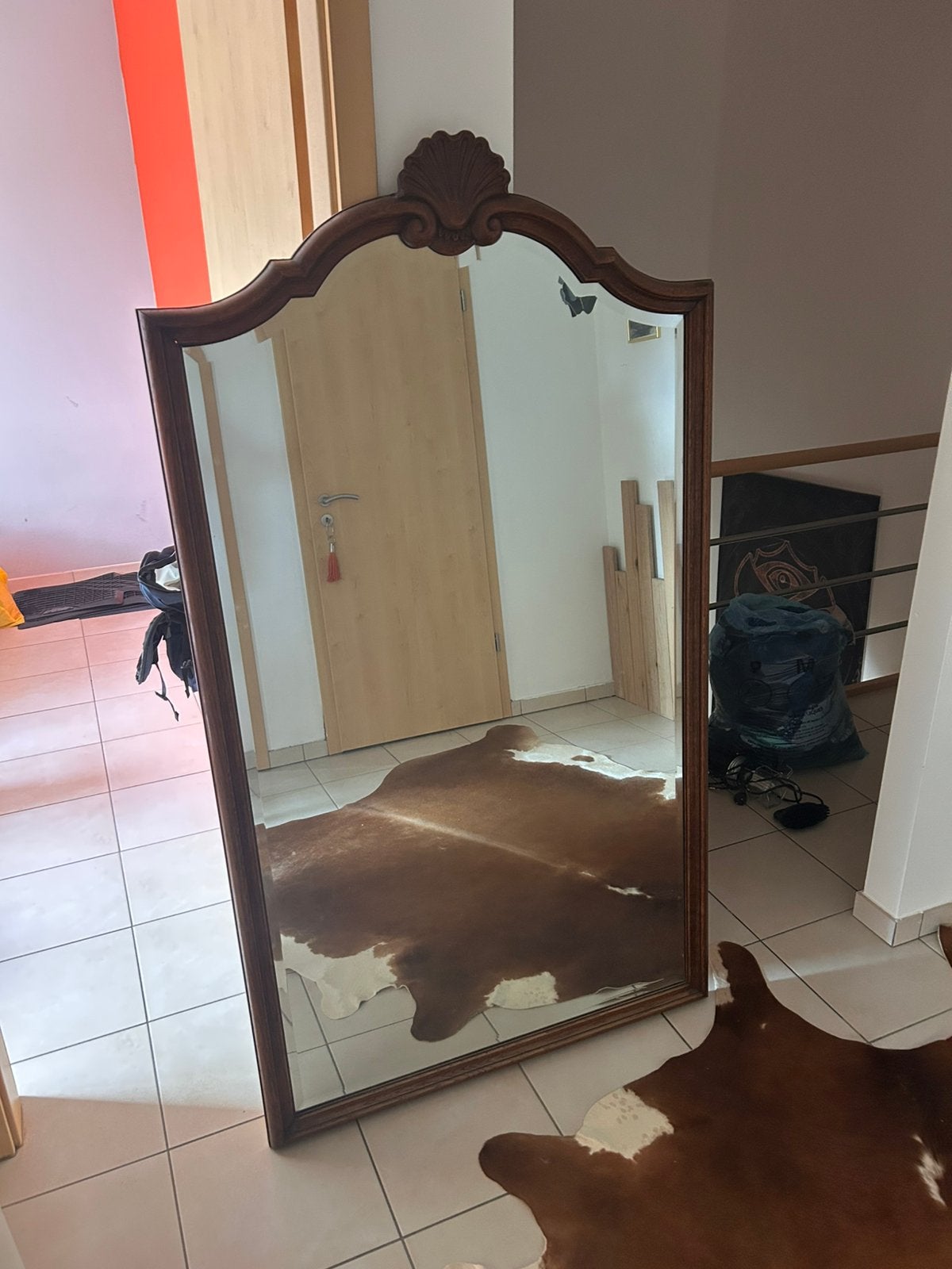 Grand miroir ancien, Ophalen